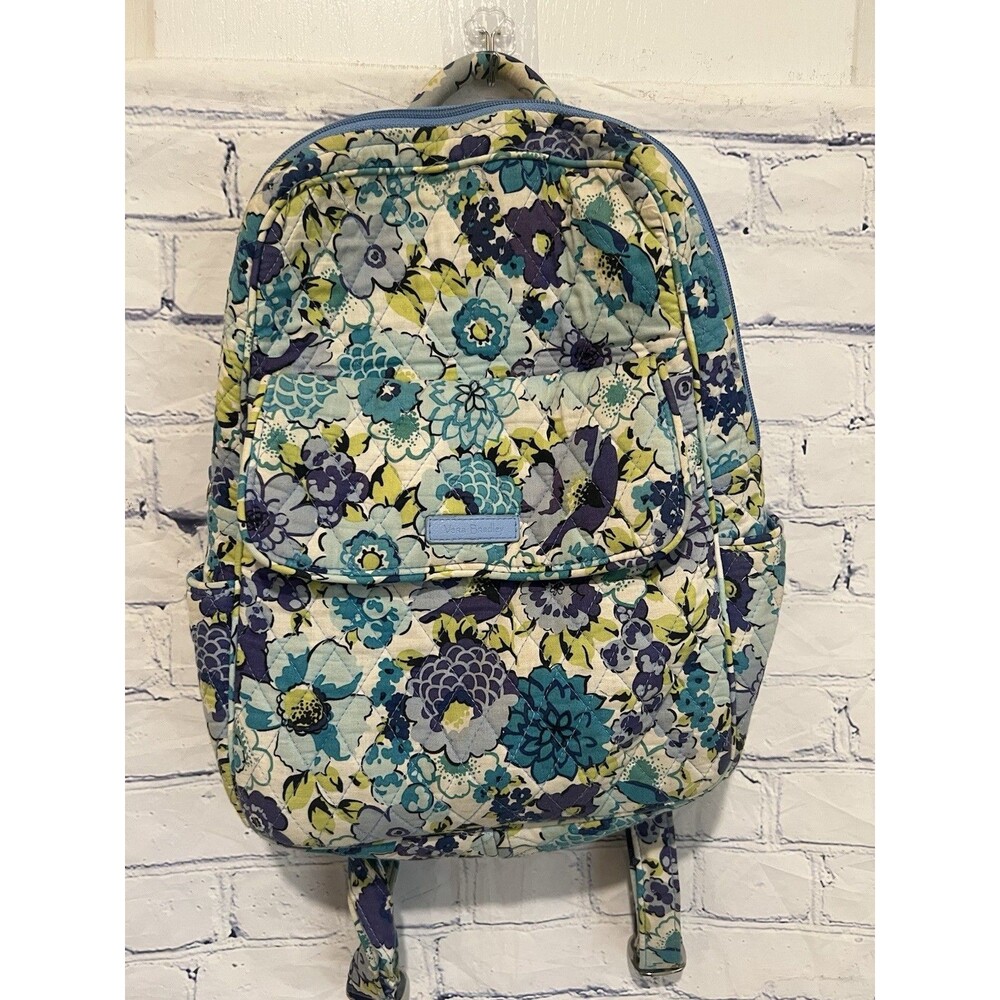 Vera Bradley Women's Quilted Blueberry Blooms Mini Backpack